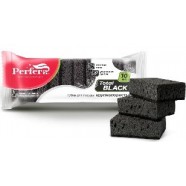Губка для посуды TOTAL black крупнопористая 10шт 97*64*30 PERFERA