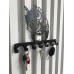 Вешалка-ключница "Совенок" 280*230мм, 7 крючков, металл, цвет черный нуар