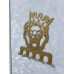 Вешалка-ключница "Лев" 190*250мм, 5 крючков, металл, цвет белый матовый