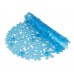 Spa-коврик для ванны AQUA-PRIME Цветы 66*35см (голубой)