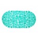 Spa-коврик для ванны AQUA-PRIME Цветы 66*35см (зеленый)